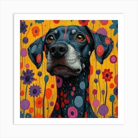 Doberman Art Print