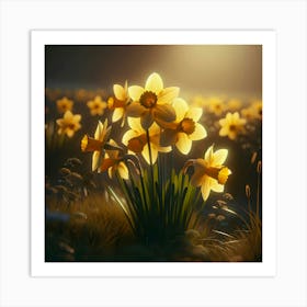 Daffodils Art Print