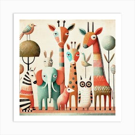 Surreal Animals 012 Art Print