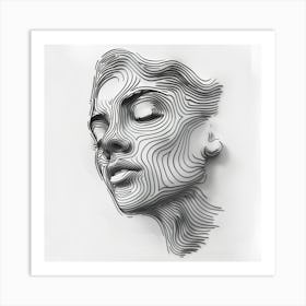 Portrait Of A Woman 7 Art Print