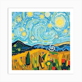 Starry Night 23 Art Print