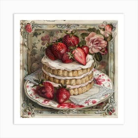 Strawberry Shortcake 1 Art Print