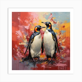 Penguins 10 Art Print