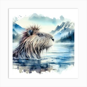 Wild Animal Illustration 292 Art Print