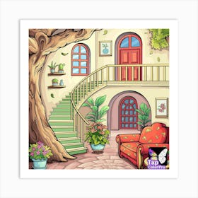 Fairy Tale House Art Print