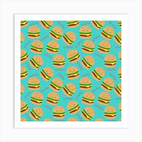 Hamburgers Art Print