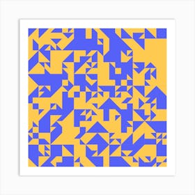 Abstract Geometric Pattern 7 Art Print