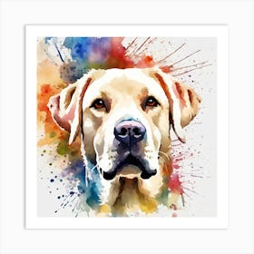 Yellow Labrador Retriever: National Pet Day! Art Print