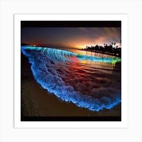 Luminous Wave Art Print