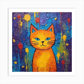 Tangy Cat Art Print