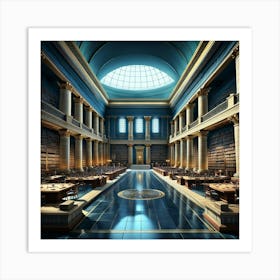 Library 3 Art Print