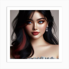 Asian Beauty Art Print