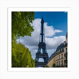 Paris Eiffel Tower 1 Art Print