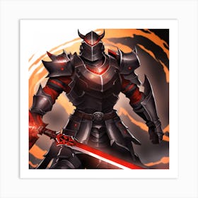 Warrior Zed 1 Art Print