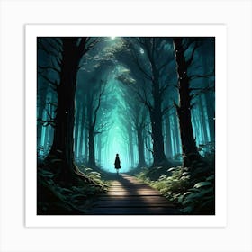 Forest Path Art Print