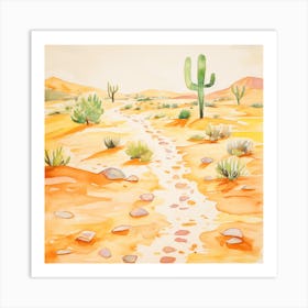 Cactus Desert Art Print