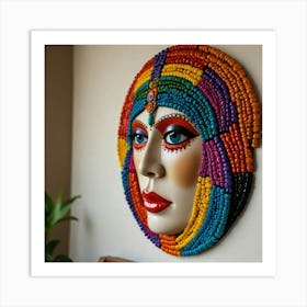 Beaded Wall Art Art Print