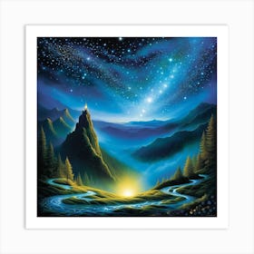 Starry Night 1 Art Print