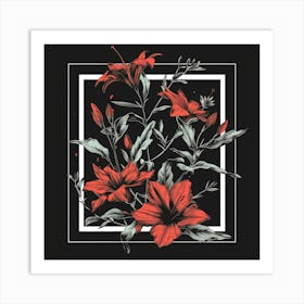 Red Lily 1 Art Print