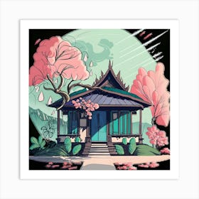 Asian House 5 Art Print