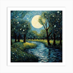 Starry Night Art Print