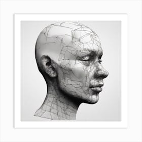 Head Of A Woman 1 Art Print