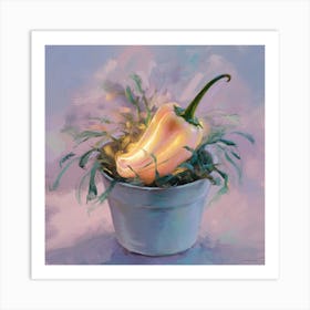 Pepper In A Pot 5 Art Print