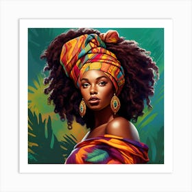 African Woman 18 Art Print