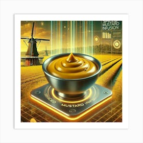 Spiced Mustard Infusion Scifi Art Print