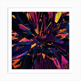 Abstract Fractal Poster