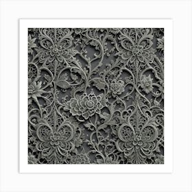 Floral Pattern 1 Art Print