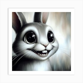 Cute Bunny Art Print