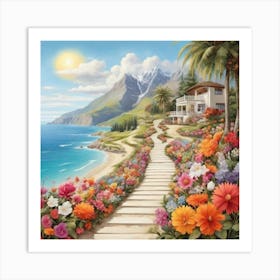 Path To The Beach 1 Art Print