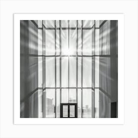 Sun Shining Through A Window Art Print