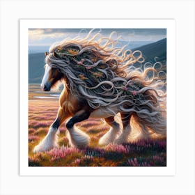 Horse In The Meadow Art Print