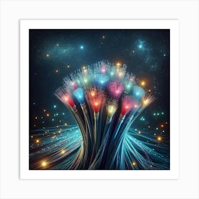 Telecommunications Network Art Print