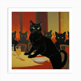 Default Chat Noir Cabaret Thophilealexandre Steinlen Art 3 Art Print