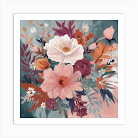 Bouquet Of Flowers 4 Art Print