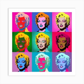 MARILYN MIX9 Art Print