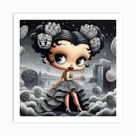 Las Vegas Raiders Doll Art Print