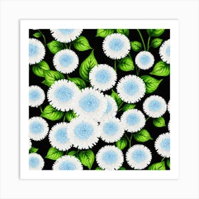 Chrysanthemums 9 Art Print