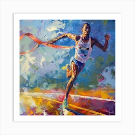 Olympic Athlete 1 Art Print