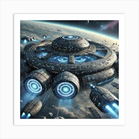 Oort Cloud Mobile Base Art Print