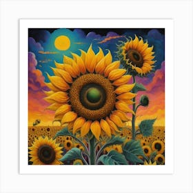 Sunflower Art Print