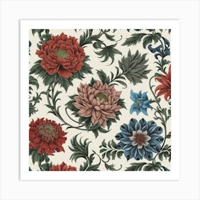 Chrysanthemums 9 Art Print