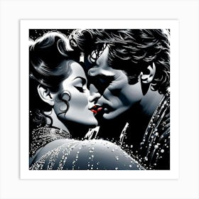 Kiss thbj Art Print