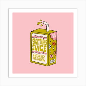 Sagittarius Juice Box Art Print