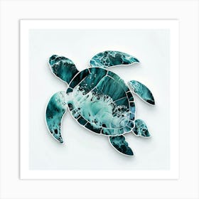 Sea Turtle Wall Art Art Print