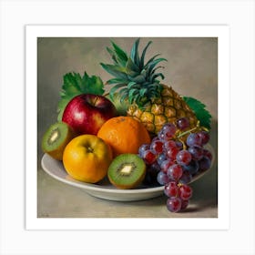 Fruit In A Bowl Art Print