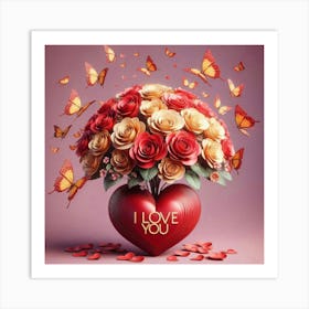 I Love You 1 Art Print